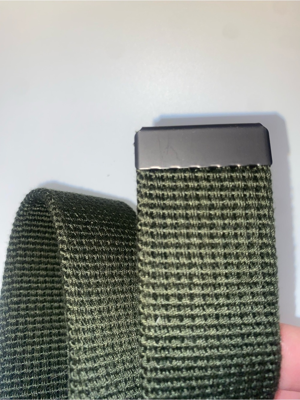 Boy Scouts of America BSA Green Canvas Webbing Belt Adjustable Metal Buckle - Picture 4 of 5